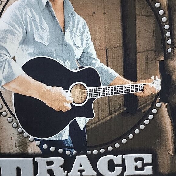 Trace Adkins T Shirt Adult Medium Cowboys Back In Town Concert Tee 2010 Made USA - Picture 4 of 14